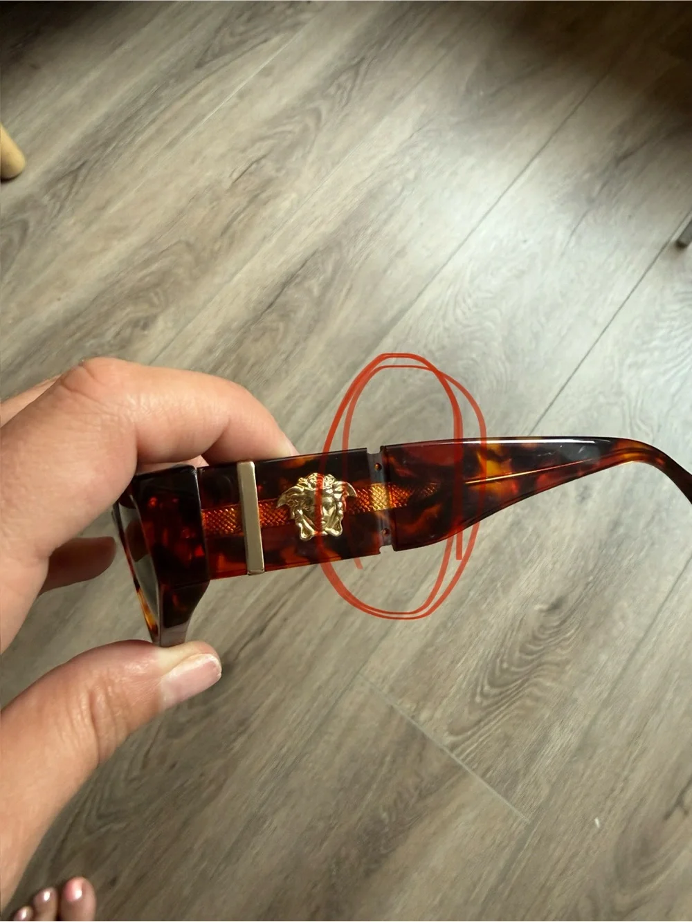 Versace Tortoiseshell Cat-Eye Sunglasses - Brown Lenses